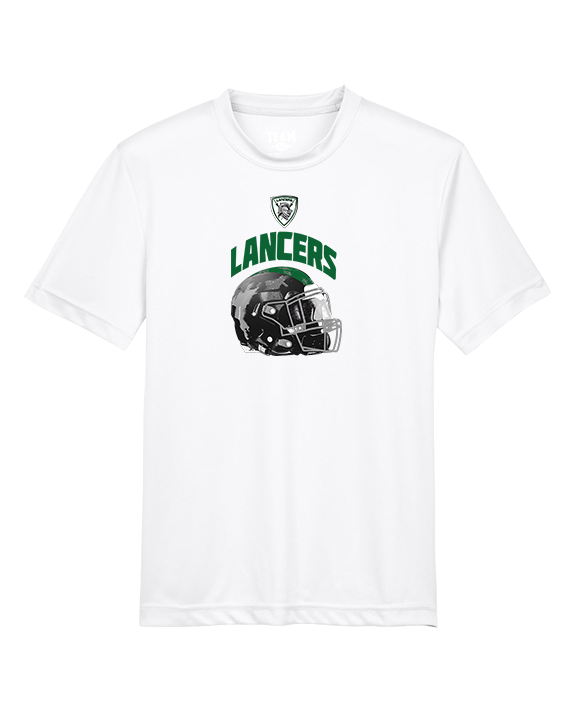 Livingston Lancers HS Football Helmet - Youth Performance Shirt