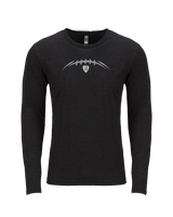Livingston Lancers HS Football Laces - Tri-Blend Long Sleeve