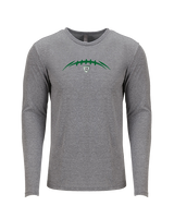 Livingston Lancers HS Football Laces - Tri-Blend Long Sleeve