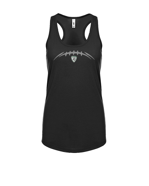 Livingston Lancers HS Football Laces - Womens Tank Top