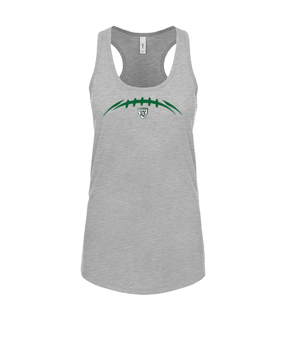 Livingston Lancers HS Football Laces - Womens Tank Top