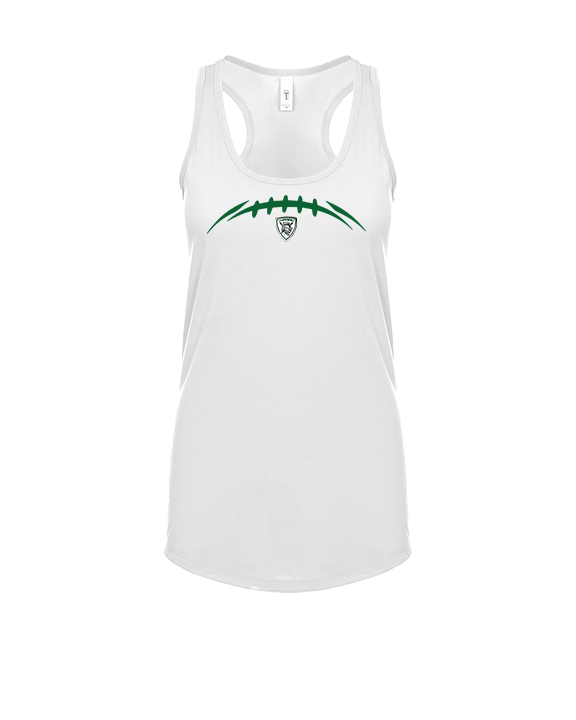 Livingston Lancers HS Football Laces - Womens Tank Top