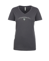 Livingston Lancers HS Football Laces - Womens Vneck