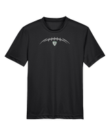 Livingston Lancers HS Football Laces - Youth Performance Shirt