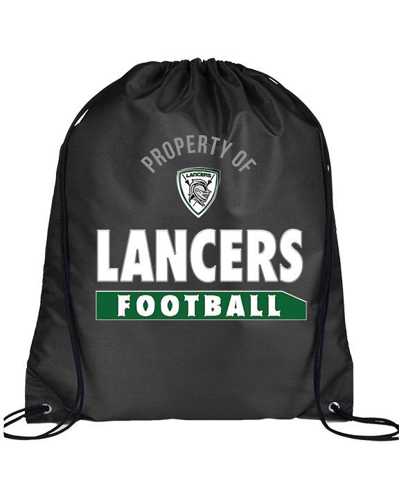 Livingston Lancers HS Football Property - Drawstring Bag