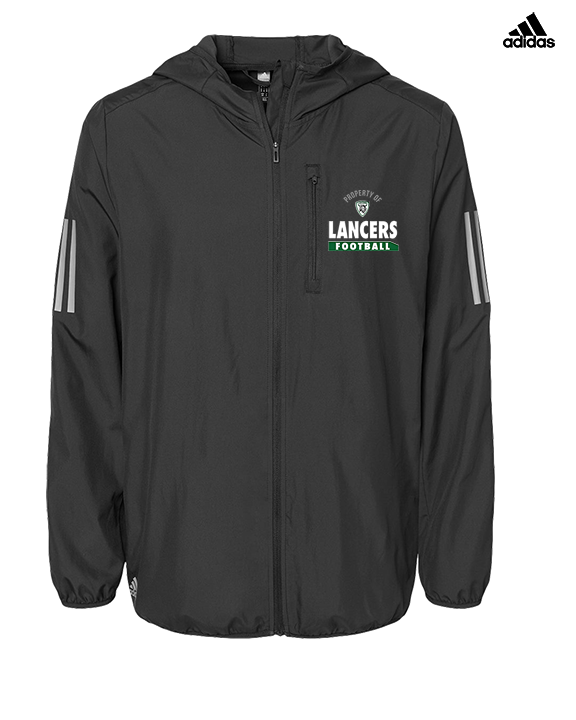 Livingston Lancers HS Football Property - Mens Adidas Full Zip Jacket