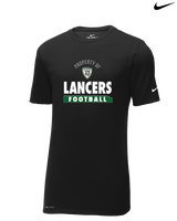 Livingston Lancers HS Football Property - Mens Nike Cotton Poly Tee