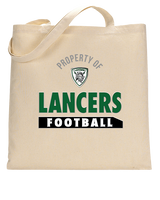 Livingston Lancers HS Football Property - Tote