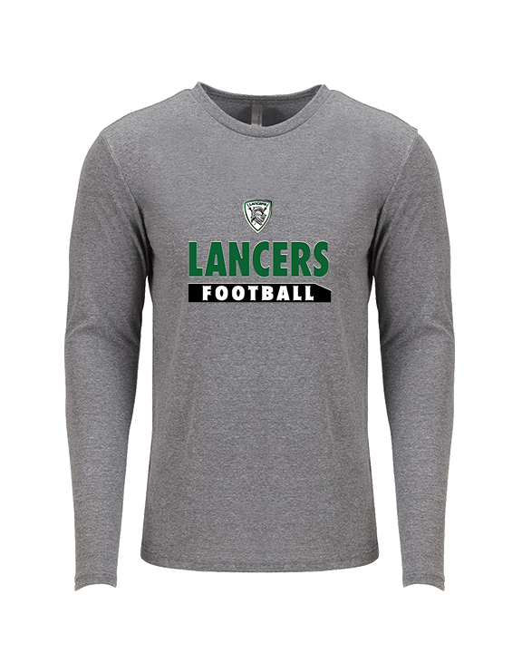 Livingston Lancers HS Football Property - Tri-Blend Long Sleeve