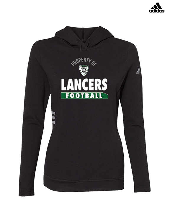 Livingston Lancers HS Football Property - Womens Adidas Hoodie
