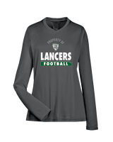 Livingston Lancers HS Football Property - Womens Performance Longsleeve