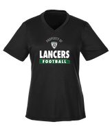 Livingston Lancers HS Football Property - Womens Performance Shirt