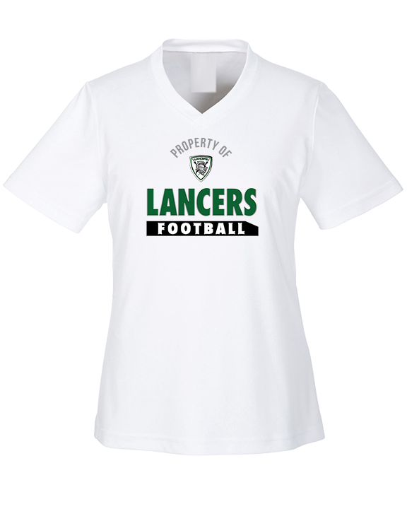 Livingston Lancers HS Football Property - Womens Performance Shirt