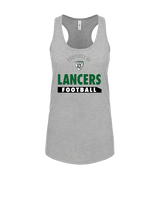 Livingston Lancers HS Football Property - Womens Tank Top