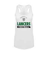 Livingston Lancers HS Football Property - Womens Tank Top