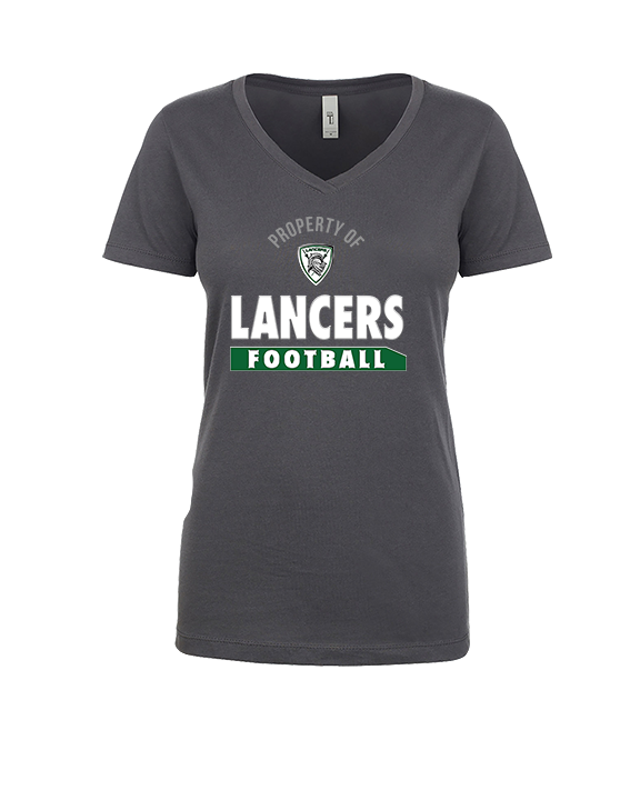 Livingston Lancers HS Football Property - Womens Vneck