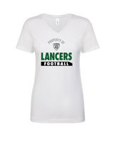 Livingston Lancers HS Football Property - Womens Vneck