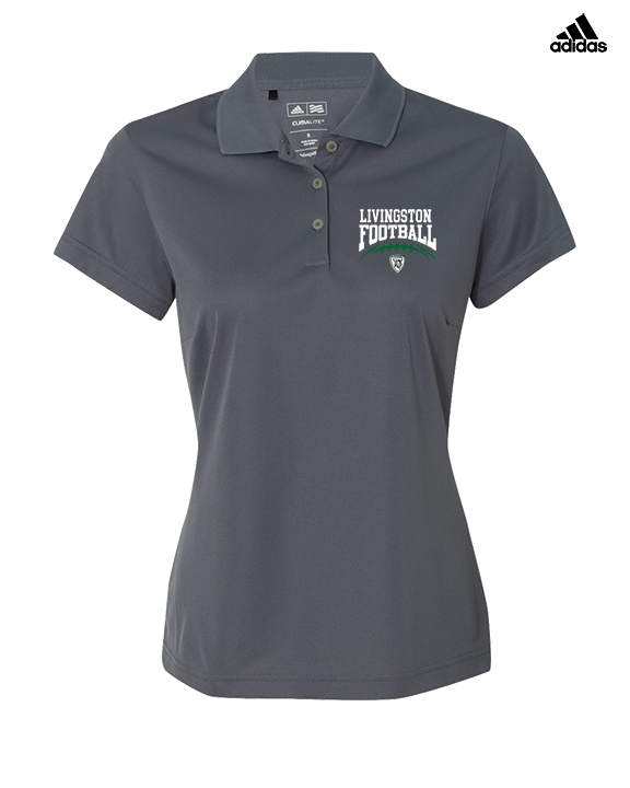 Livingston Lancers HS Football School Football - Adidas Womens Polo