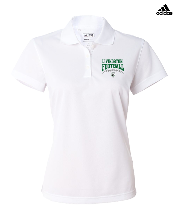 Livingston Lancers HS Football School Football - Adidas Womens Polo