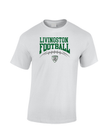 Livingston Lancers HS Football School Football - Cotton T-Shirt