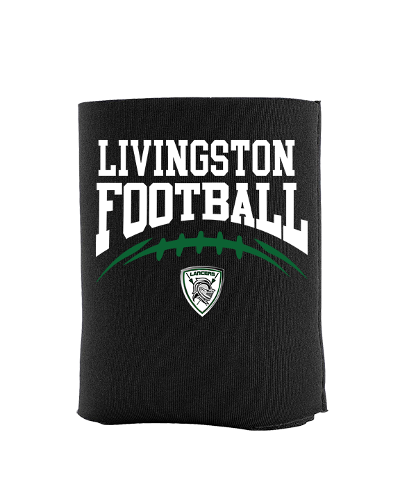 Livingston Lancers HS Football School Football - Koozie
