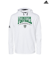 Livingston Lancers HS Football School Football - Mens Adidas Hoodie