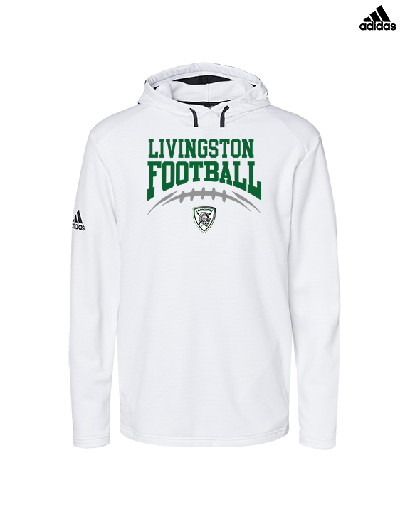 Livingston Lancers HS Football School Football - Mens Adidas Hoodie