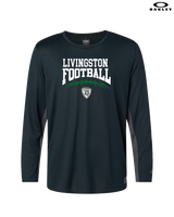 Livingston Lancers HS Football School Football - Mens Oakley Longsleeve