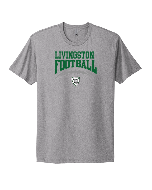 Livingston Lancers HS Football School Football - Mens Select Cotton T-Shirt