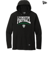 Livingston Lancers HS Football School Football - New Era Tri-Blend Hoodie