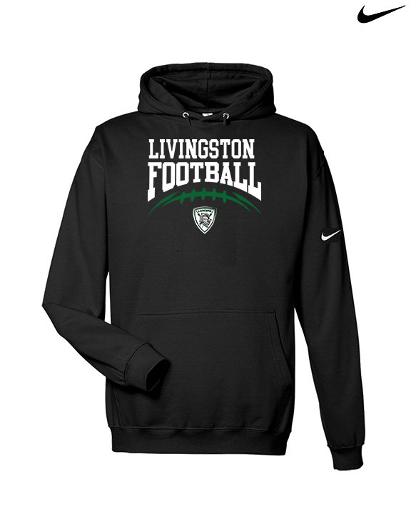 Livingston Lancers HS Football School Football - Nike Club Fleece Hoodie