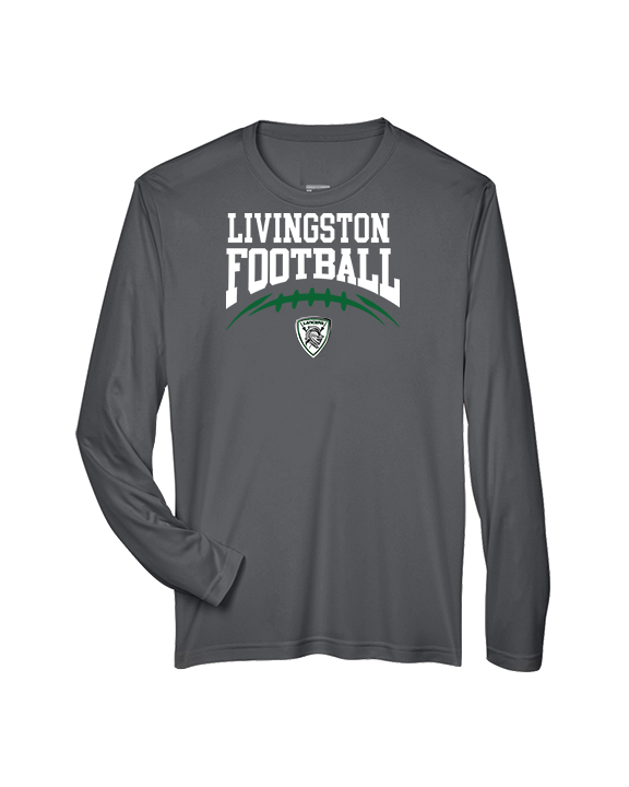 Livingston Lancers HS Football School Football - Performance Longsleeve