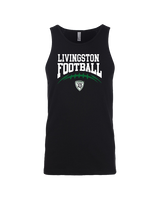 Livingston Lancers HS Football School Football - Tank Top
