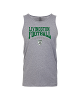 Livingston Lancers HS Football School Football - Tank Top