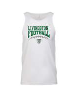 Livingston Lancers HS Football School Football - Tank Top