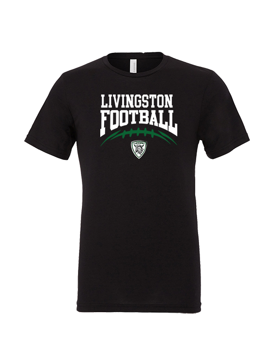Livingston Lancers HS Football School Football - Tri-Blend Shirt