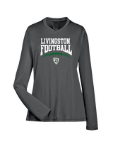 Livingston Lancers HS Football School Football - Womens Performance Longsleeve