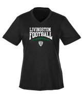 Livingston Lancers HS Football School Football - Womens Performance Shirt