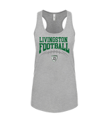 Livingston Lancers HS Football School Football - Womens Tank Top