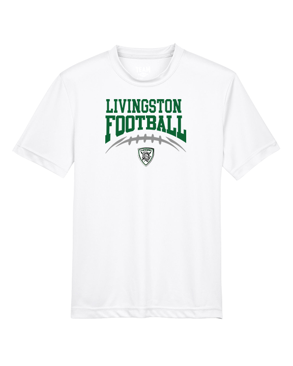 Livingston Lancers HS Football School Football - Youth Performance Shirt