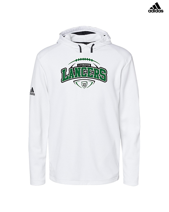 Livingston Lancers HS Football Toss - Mens Adidas Hoodie