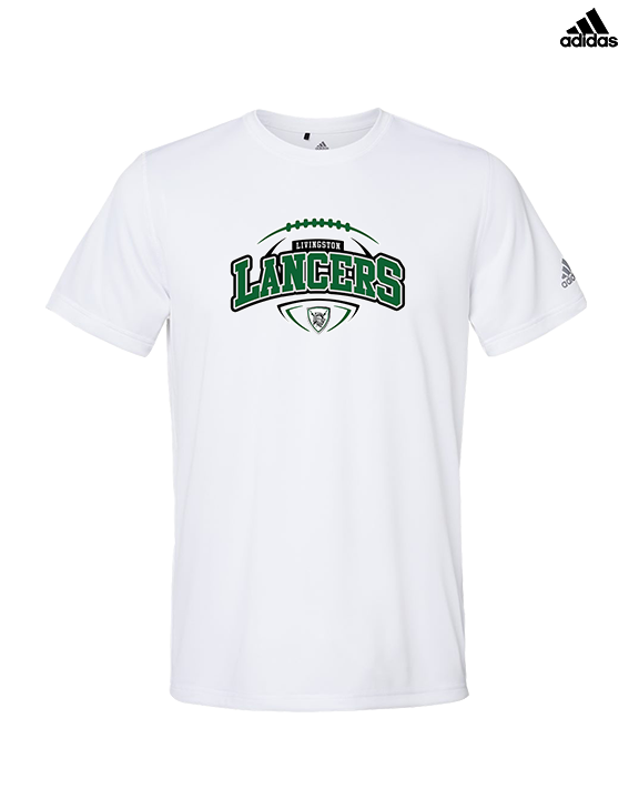 Livingston Lancers HS Football Toss - Mens Adidas Performance Shirt