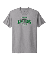 Livingston Lancers HS Football Toss - Mens Select Cotton T-Shirt