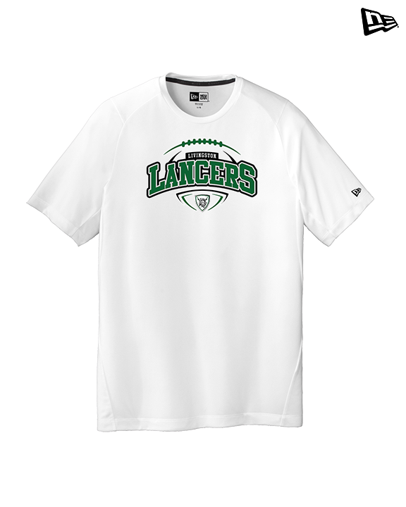 Livingston Lancers HS Football Toss - New Era Performance Shirt