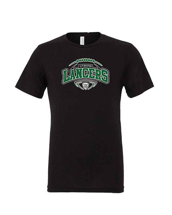 Livingston Lancers HS Football Toss - Tri-Blend Shirt