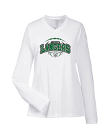 Livingston Lancers HS Football Toss - Womens Performance Longsleeve