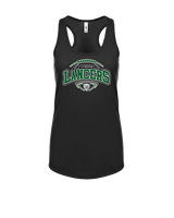 Livingston Lancers HS Football Toss - Womens Tank Top