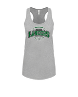Livingston Lancers HS Football Toss - Womens Tank Top