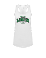 Livingston Lancers HS Football Toss - Womens Tank Top