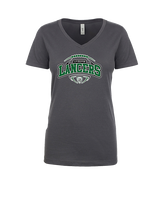 Livingston Lancers HS Football Toss - Womens Vneck